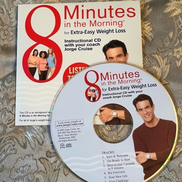 NWT-Jorge Cruise-8 Minutes in the Morning for Extra Easy Weight Loss-Card Kit - Picture 5 of 10